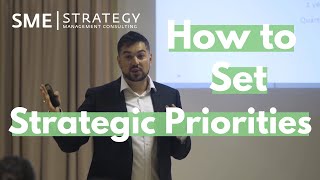 How to Set Strategic Priorities in Your Plan