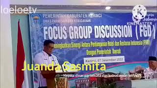 FGD, Tingkatkan sinergi perhimpunan hotel dan restoran dengan Pemda Kerinci