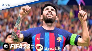 FIFA 23 PS5 - Barcelona vs Arsenal -Champions League 2024 Ft. Messi | PS5™ [4K60]