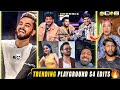 Reaction on Trending Playground S4  edits 🔥 |  Elvish Yadav Roast 😈🔥