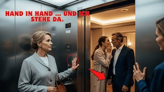 Im Aufzug mit seiner Geliebten ertappt – „Wer ist das?“ – „Seine Ehefrau.“