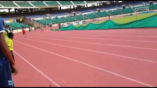 Sprint in Jawaharlal Nehru Stadium, chennai (india)