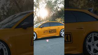 New Look Revealed! Introducing #FakeTaxi! #Viral #audi #rs6 #carculture #carsandcoffee #JessiandMatt