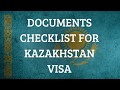 How to apply Kazakhstan Visa | Documents for Kazakhstan Visa