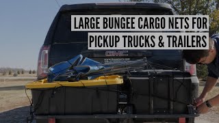 USCC Bungee Cargo Net for Pickup Trucks \u0026 Trailers - 72\