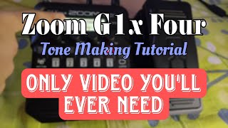 How to make Tone on Zoom G1x Four | Zoom G1x four Tutorial | Priyanshu Gautam