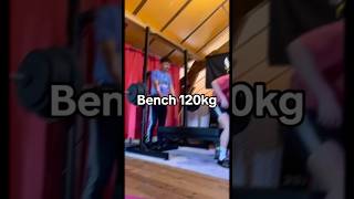 120KG BENCH 17YO #shorts