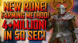 Elden Ring | 4+ MILLION RUNES In 50 SECONDS! | NEW RUNE FARMING Method! | GET Level 500+ Rune GLITCH