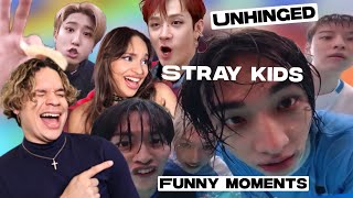 HOW ARE THEY NOT COMEDIANS? Waleska & Efra react to STRAY KIDS Funny moments