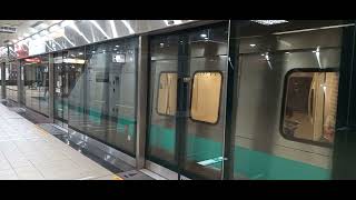 高雄捷運電聯車(151/152)文化中心站出站 往大寮 | 2021.3.29 | Taiwan Kaohsiung Metro | 粘粘的鐵道攝影