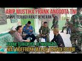 ARIP MUSTIKA RIBUT SAMA ANGGOTA TNI  DI BANTU SAMA POLISI