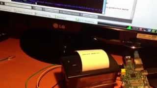 Raspberry Pi Receipt prints hello-world