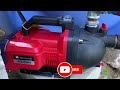 einhell aquinna self priming battery powered pump customer s video