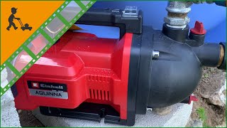 Einhell AQUINNA Self-priming Battery-powered Pump - Customer's video