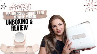 AMIRO M2 LumoCube Portable LED Makeup Mirror:Unboxing \u0026 Review