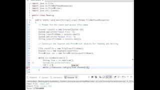 Reading lines (Java)
