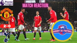 Manchester United vs Tottenham 2-0 Live Stream Premier League EPL Man Utd Reaction Highlights