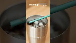 【CARRYin Original Video】Snow Peak Shimo Tumbler 470 TW-470  and Titanium Straw FES-222