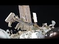 Astronauts take a walk outside ISS to repair cosmic ray detector