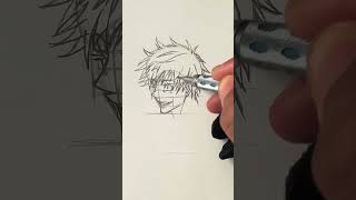 Draw Gojo Satoru #short #draw #anime #drawingtutorial