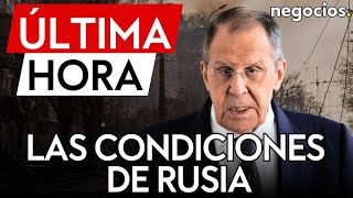 ÚLTIMA HORA | Rusia avisa: la guerra con Ucrania se arreglará con acuerdos jurídicamente vinculantes