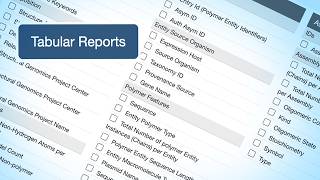 Tabular Reports for Search Results on RCSB.org