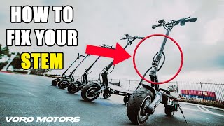 Get rid of Stem Wobble on Dualtron Electric Scooters