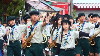 大甲國中樂旗隊｜明道高級中學國中部藍色動感樂團｜2024 嘉義市國際管樂節｜踩街嘉年華