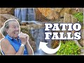 PATIO WATERFALL behind RETAINING WALL | Fountain