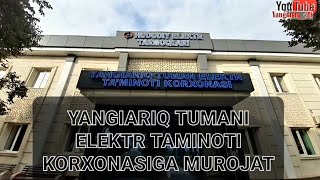 Yangiariq Tumani Elektr Taminotiga Murojat