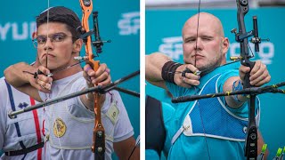 France v Ukraine – recurve men's team bronze | Final Olympic qualifier 2021