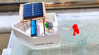 Experiment Project - Environmentally Friendly Cargo Ship - Non-Electric Ship - Solar Powered Ship