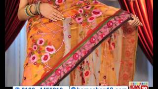 HomeShop18.com - Graceful Dual Colour Saree by Aakriti