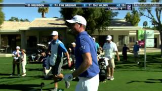 Webb Simpson sticks tee shot to a foot at Humana Challenge