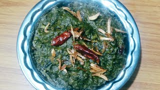 dhaba style lasuni palak ki recipe||winter special lasooni palak 😋😋 palak ki bilkul nai recipe