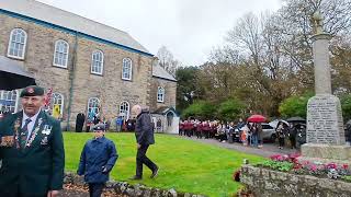 St Agnes Remembrance Sunday 2025 #lestweforget #wewillrememberthem #cornwall