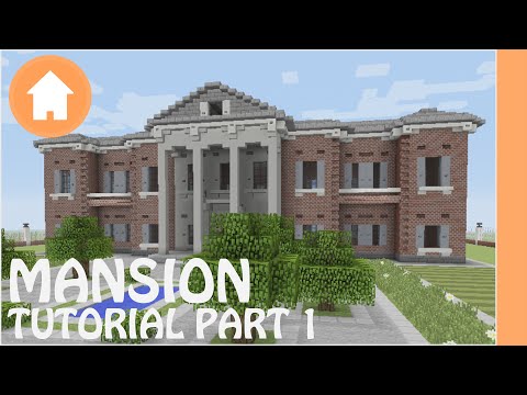 Minecraft Tutorial: How to Build a Mansion in Minecraft #1 Minecraft Tutorial: How to Build a Mansion in Minecraft #1