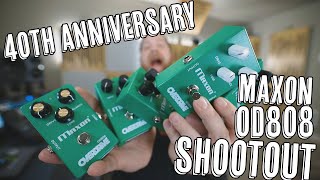 40th Anniversary Maxon OD808 SHOOTOUT!