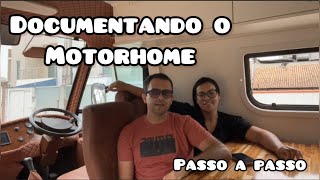 Como documentar o Motorhome ( Passo a passo de como fizemos) Motorhome artesanal Volare A6 2023 2024