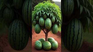 Learn how to plantng Mango Watermelon #garden #nature #reels #shorts #mango #watermelon #tree #fruit