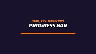 Progress bar on scroll | HTML, CSS, JavaScript