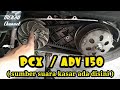 saya berbagi cara atasi suara kasar di CVT Honda PCX / ADV