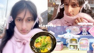 middle school life vlog: kyuramen, miniso, violin recital, chilly days ݁☃︎⋆⁺₊❅.