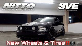 NEW RIMS \u0026 TIRES FOR THE 3V! | SVE R357 19X10 BLACK WHEELS | NITTO NT555G2