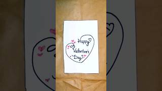 Valentine Cards || Valentines Day Drawing || Love Drawings #shorts #artclub