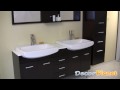 Vetta Double Sink Bathroom Vanity - Contemporary Vanities - DecorPlanet.com