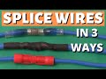 How to splice wires - how to solder, how to crimp, wire connectors