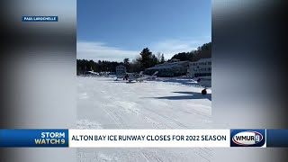 Alton Bay Ice Runway closes for season