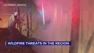 Risk for fire danger high during Red Flag Warning