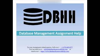 Database Management Assignment Help